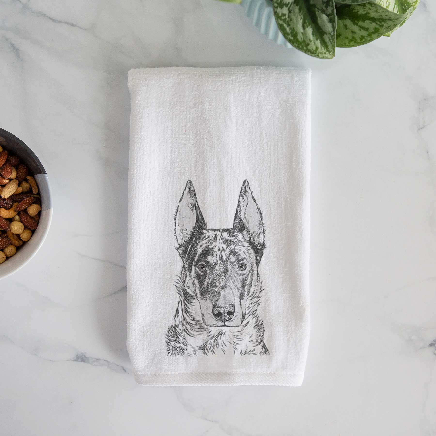 Nori the Beauceron Decorative Hand Towel