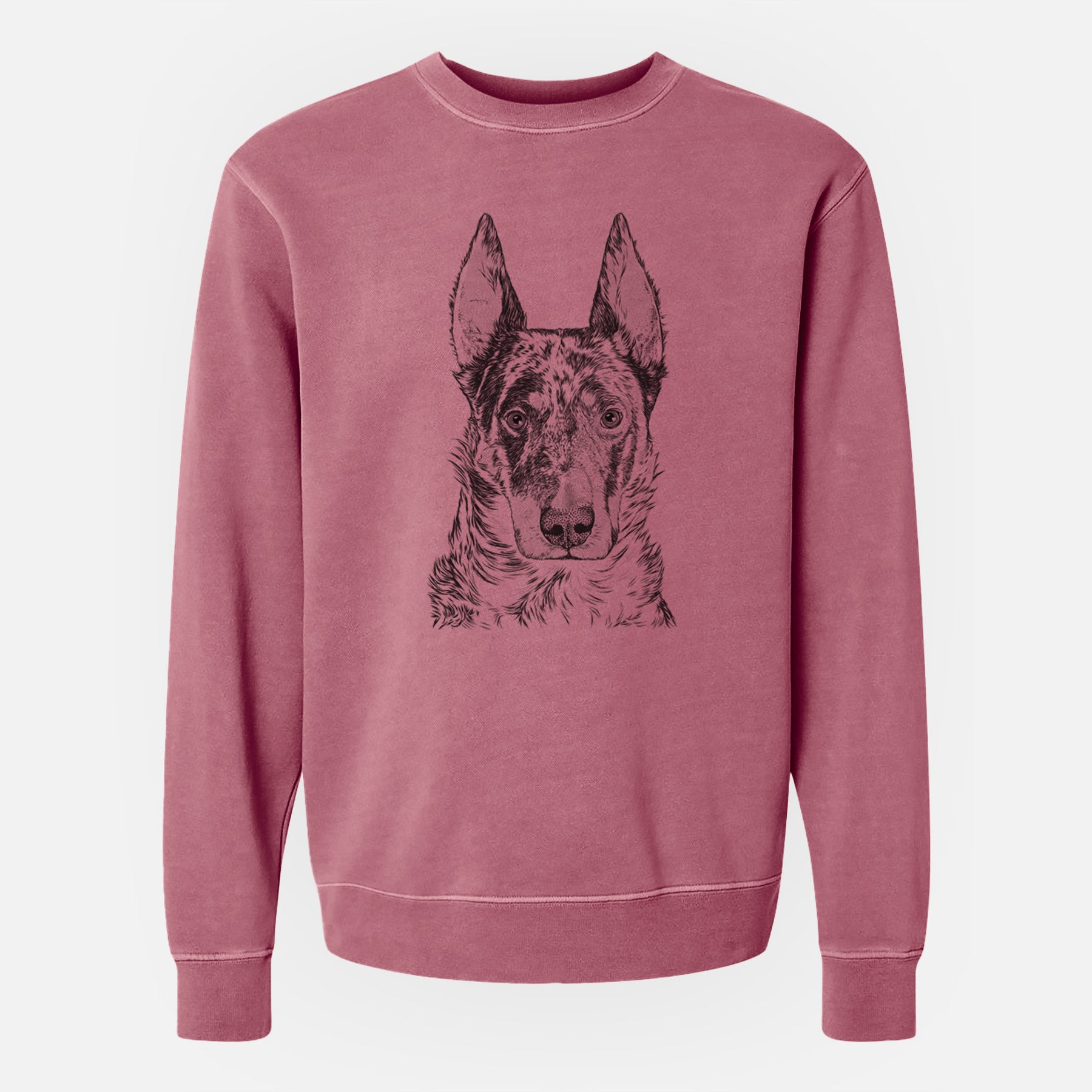 Bare Nori the Beauceron - Unisex Pigment Dyed Crew Sweatshirt