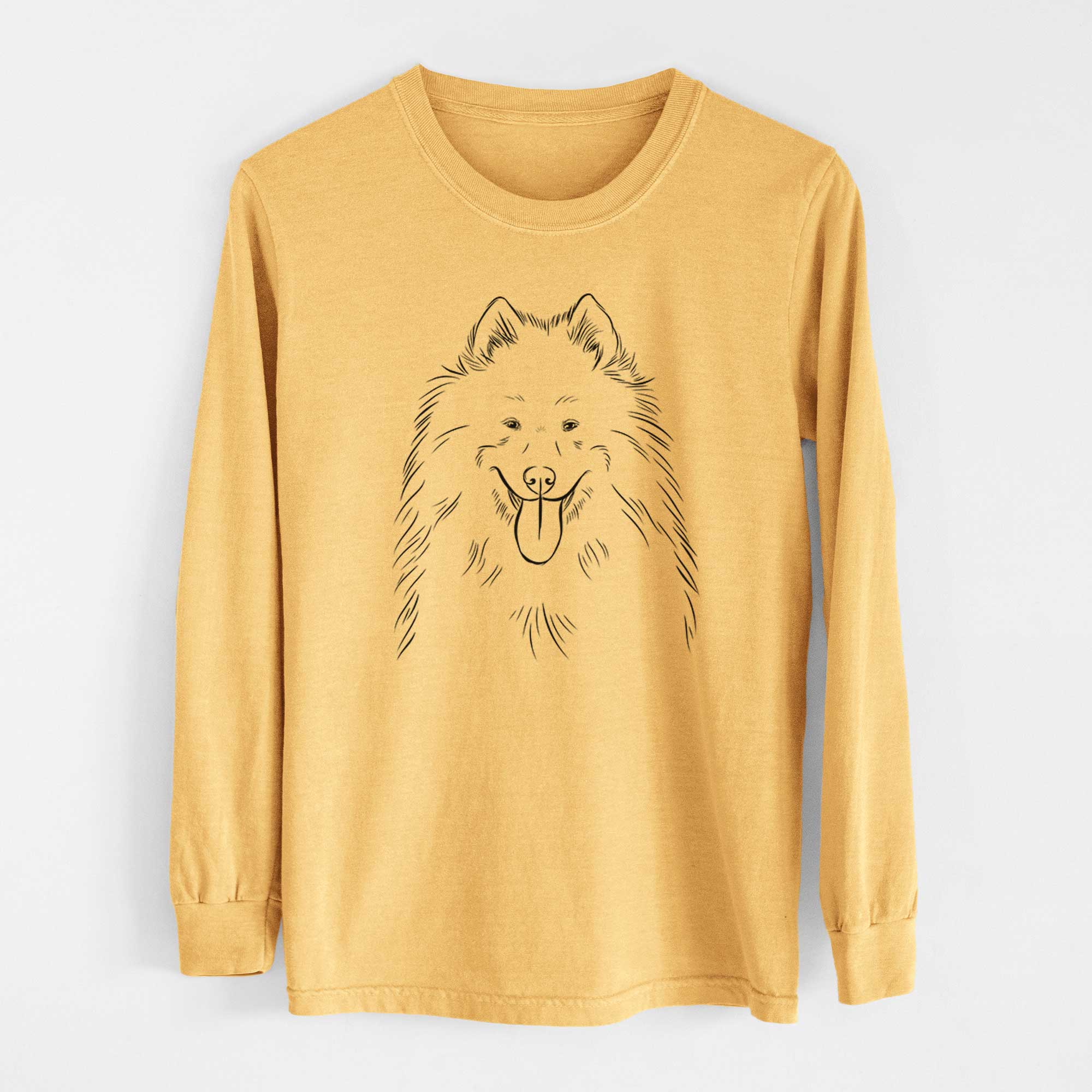 Bare Nova the Samoyed - Heavyweight 100% Cotton Long Sleeve