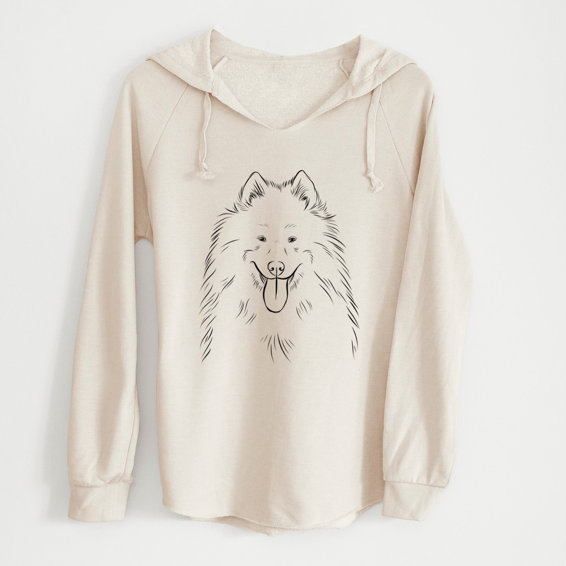 Bare Nova the Samoyed - Cali Wave Hooded Sweatshirt