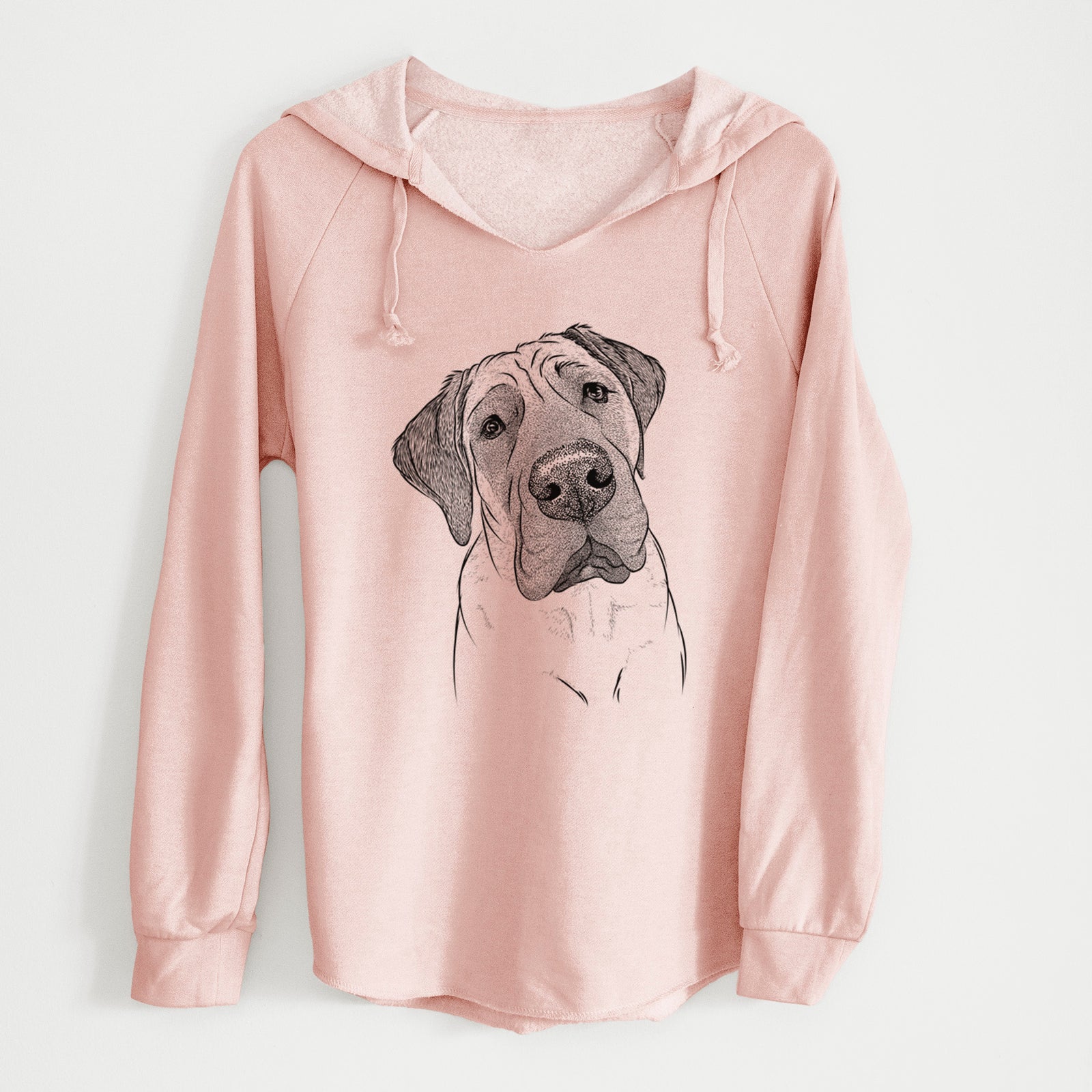 Bare Nutterbutter the English Mastiff - Cali Wave Hooded Sweatshirt