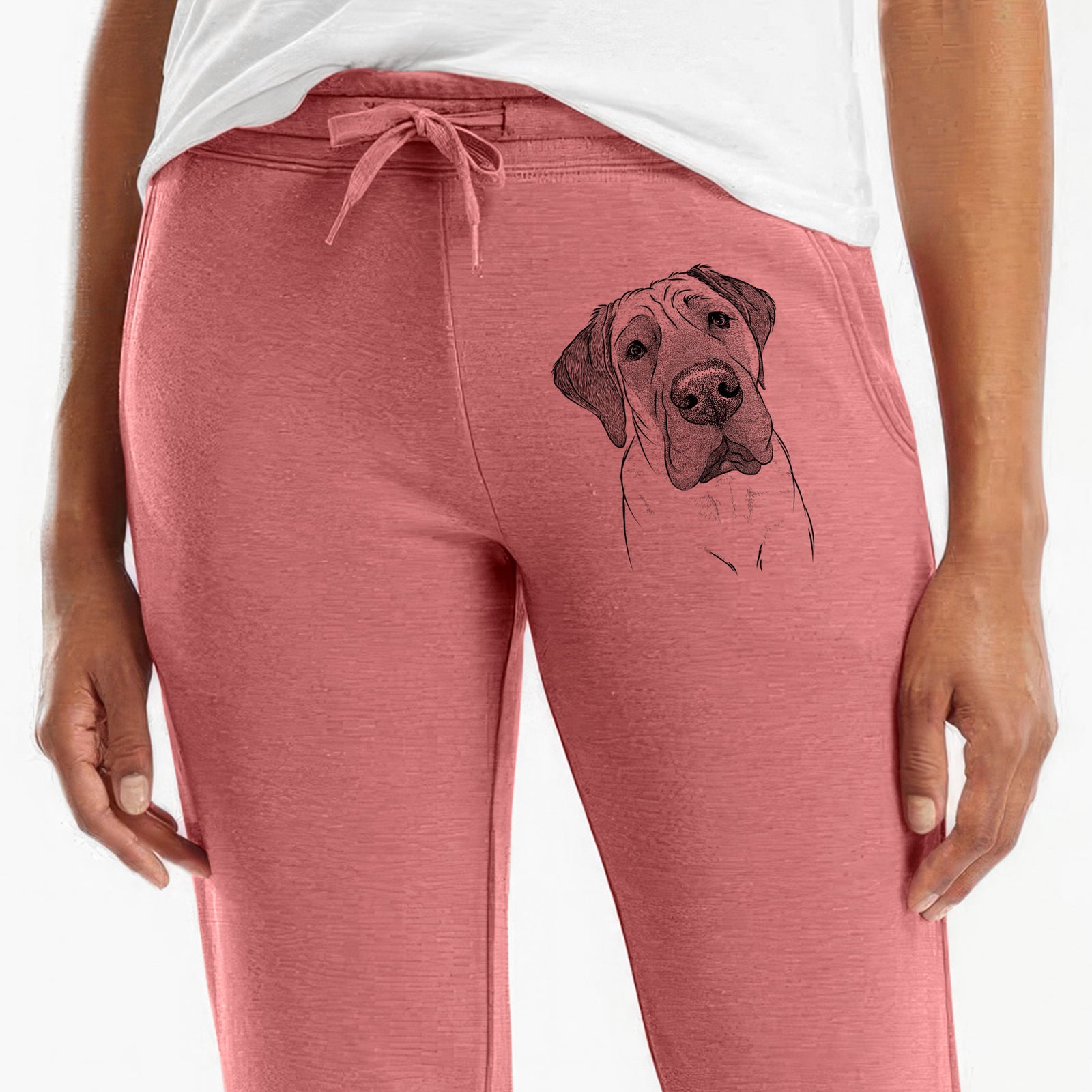 Nutterbutter the English Mastiff - Women's Cali Wave Joggers