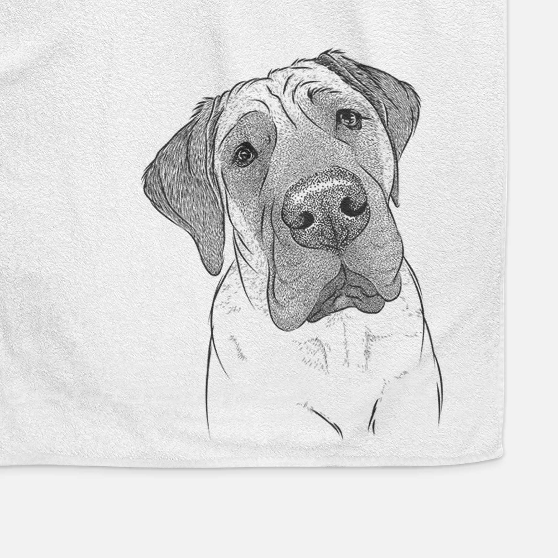 Nutterbutter the English Mastiff Decorative Hand Towel