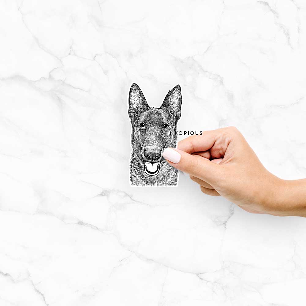 Nyx the German Shepherd - Decal Sticker