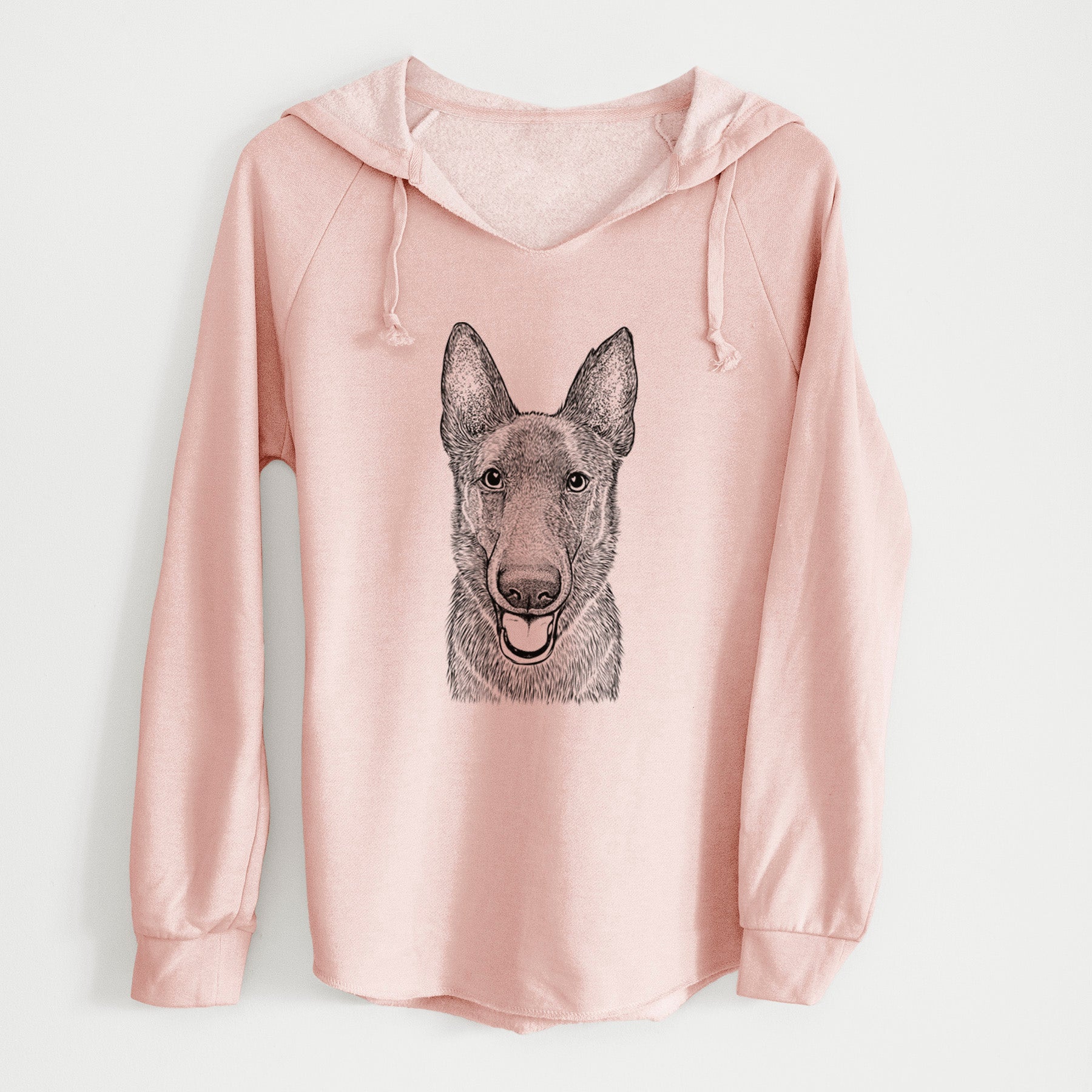 Bare Nyx the German Shepherd - Cali Wave Hooded Sweatshirt