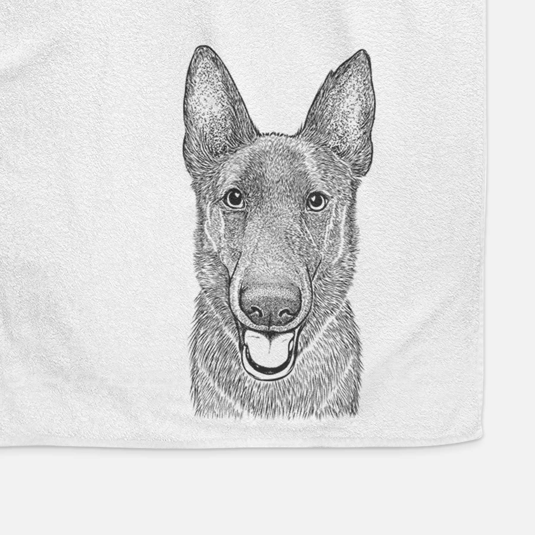 Nyx the German Shepherd Decorative Hand Towel