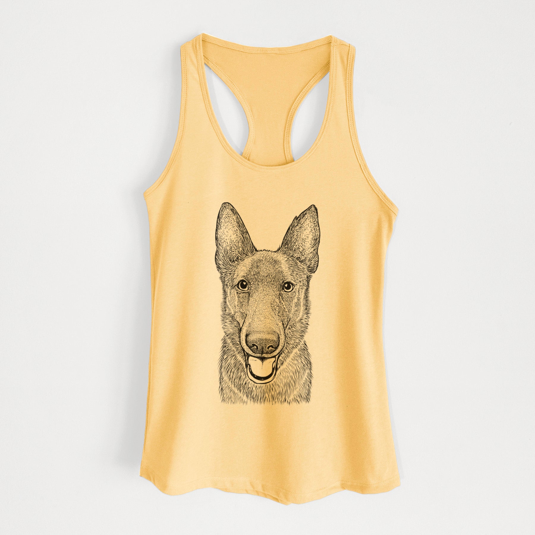 Nyx the German Shepherd - Women's Racerback Tanktop