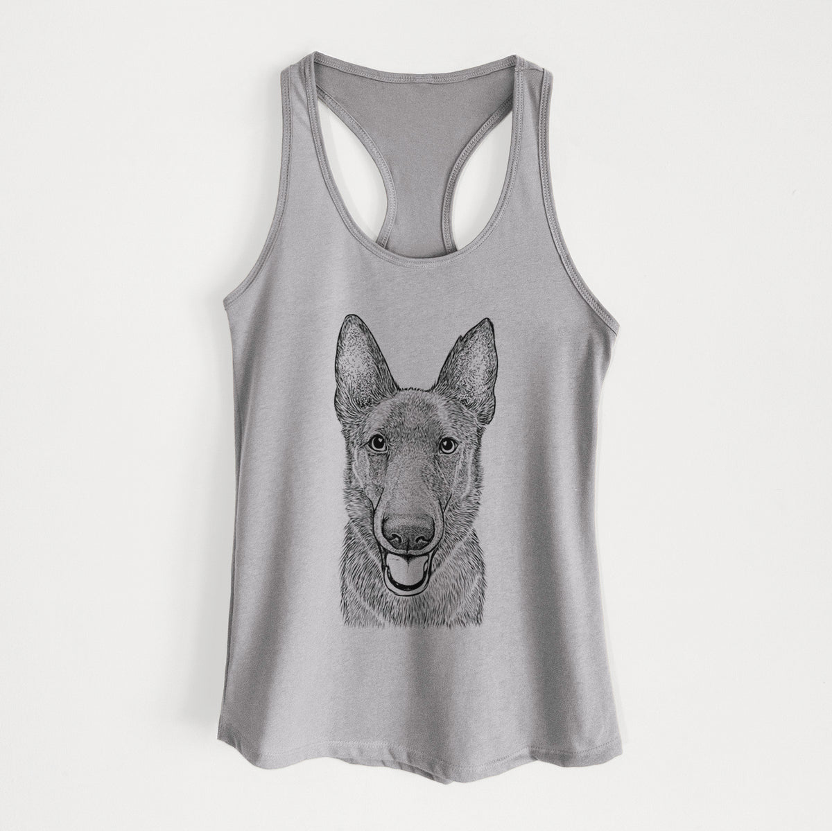 Nyx the German Shepherd - Women&#39;s Racerback Tanktop