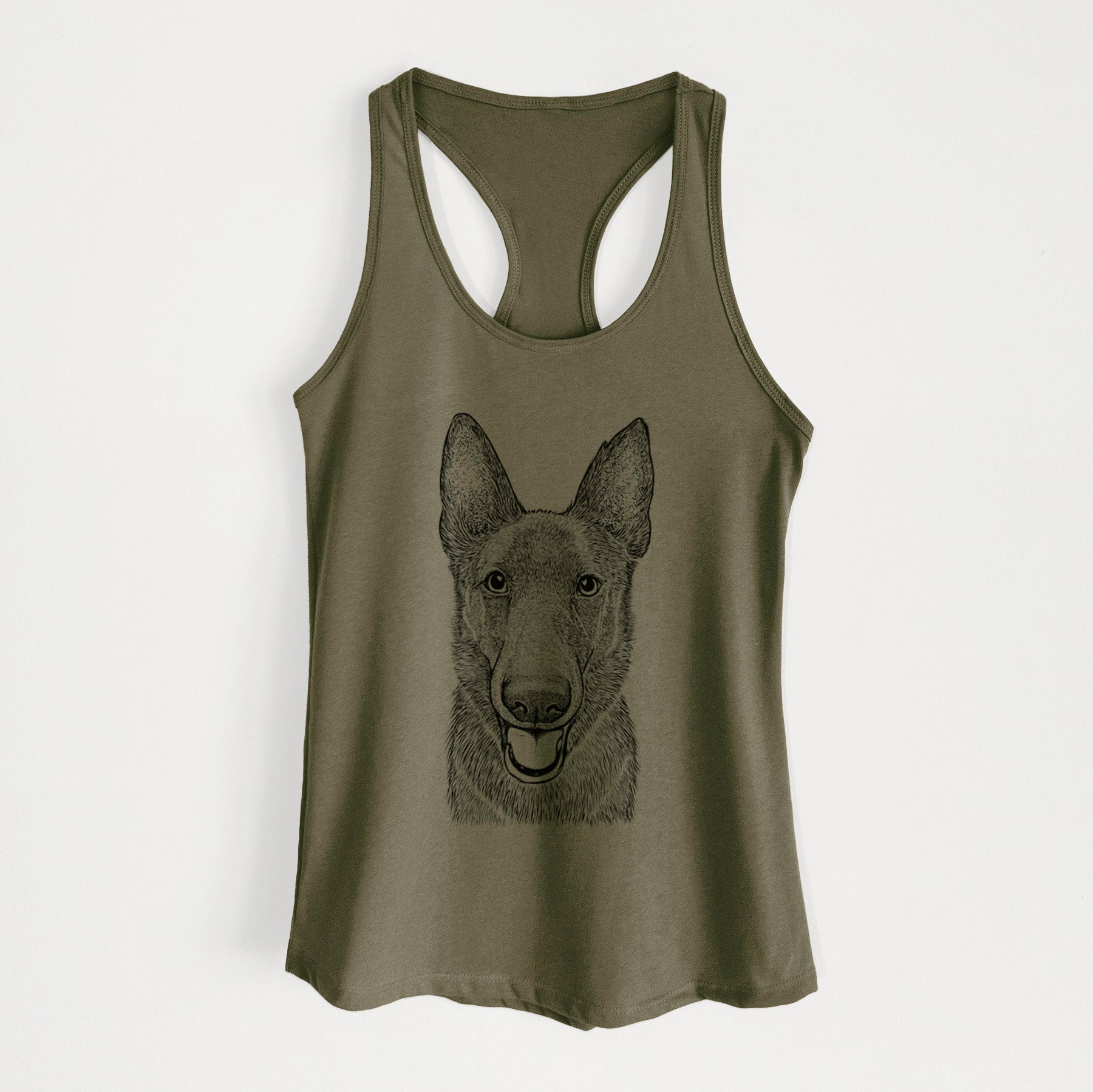 Nyx the German Shepherd - Women's Racerback Tanktop