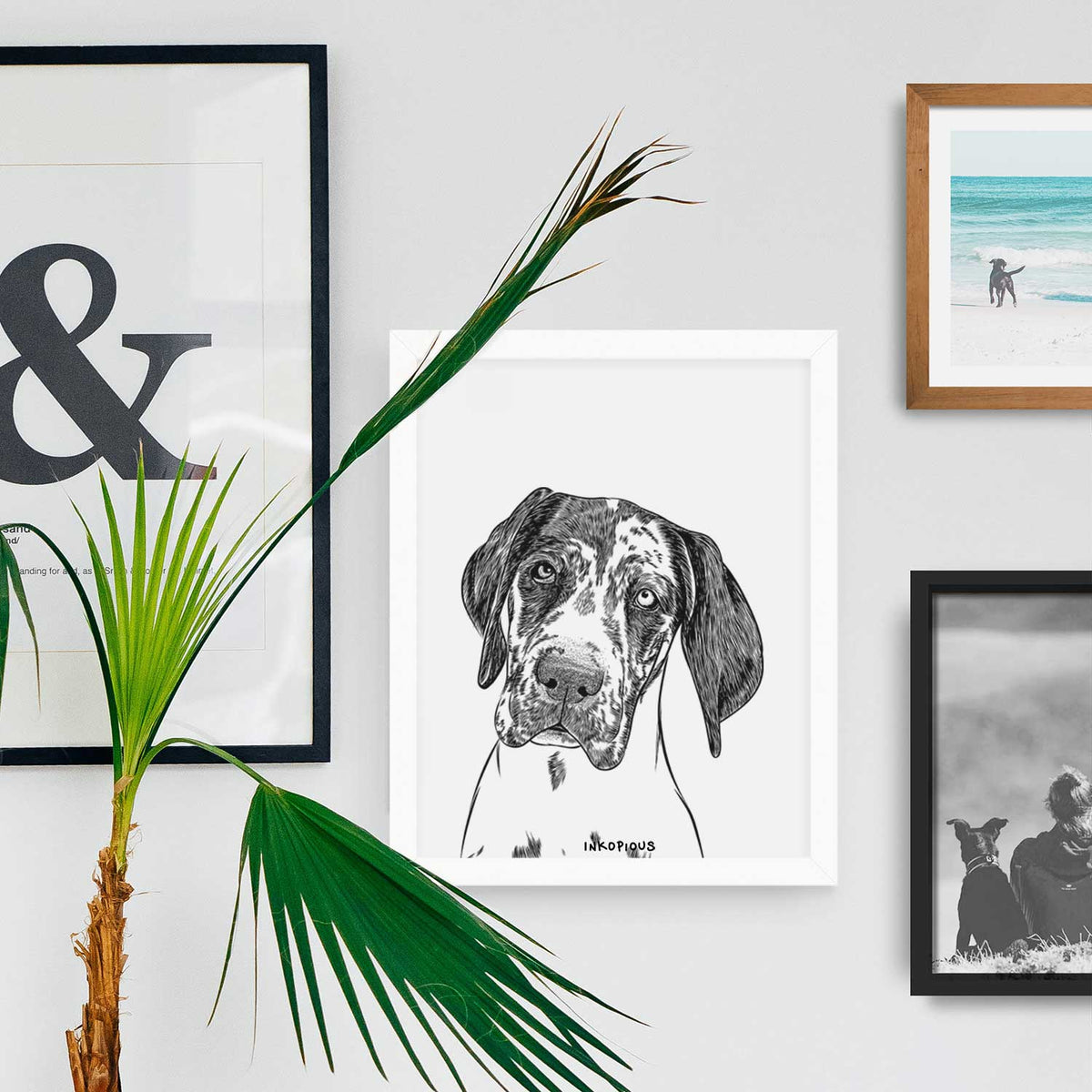 Nyx the Great Dane Art Print