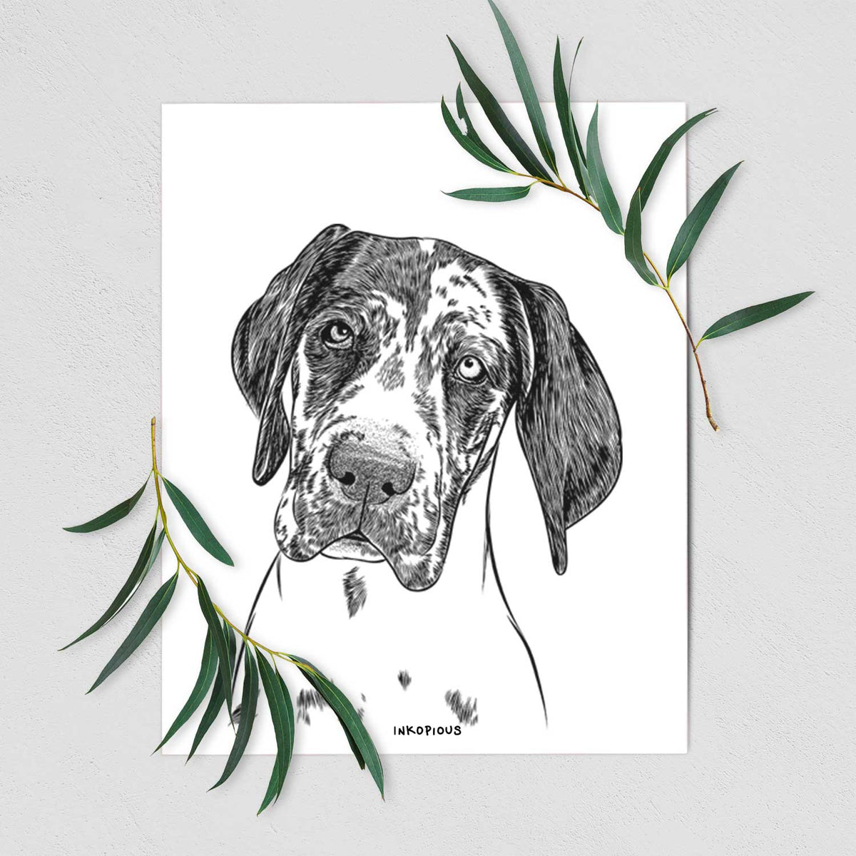 Nyx the Great Dane Art Print