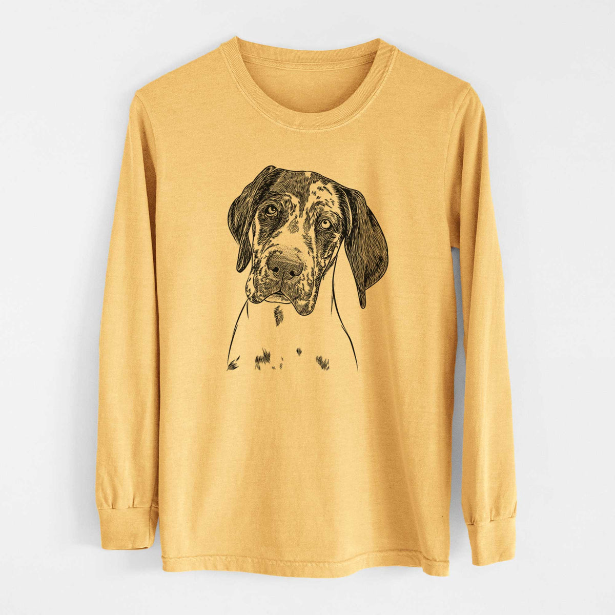 Bare Nyx the Great Dane - Heavyweight 100% Cotton Long Sleeve