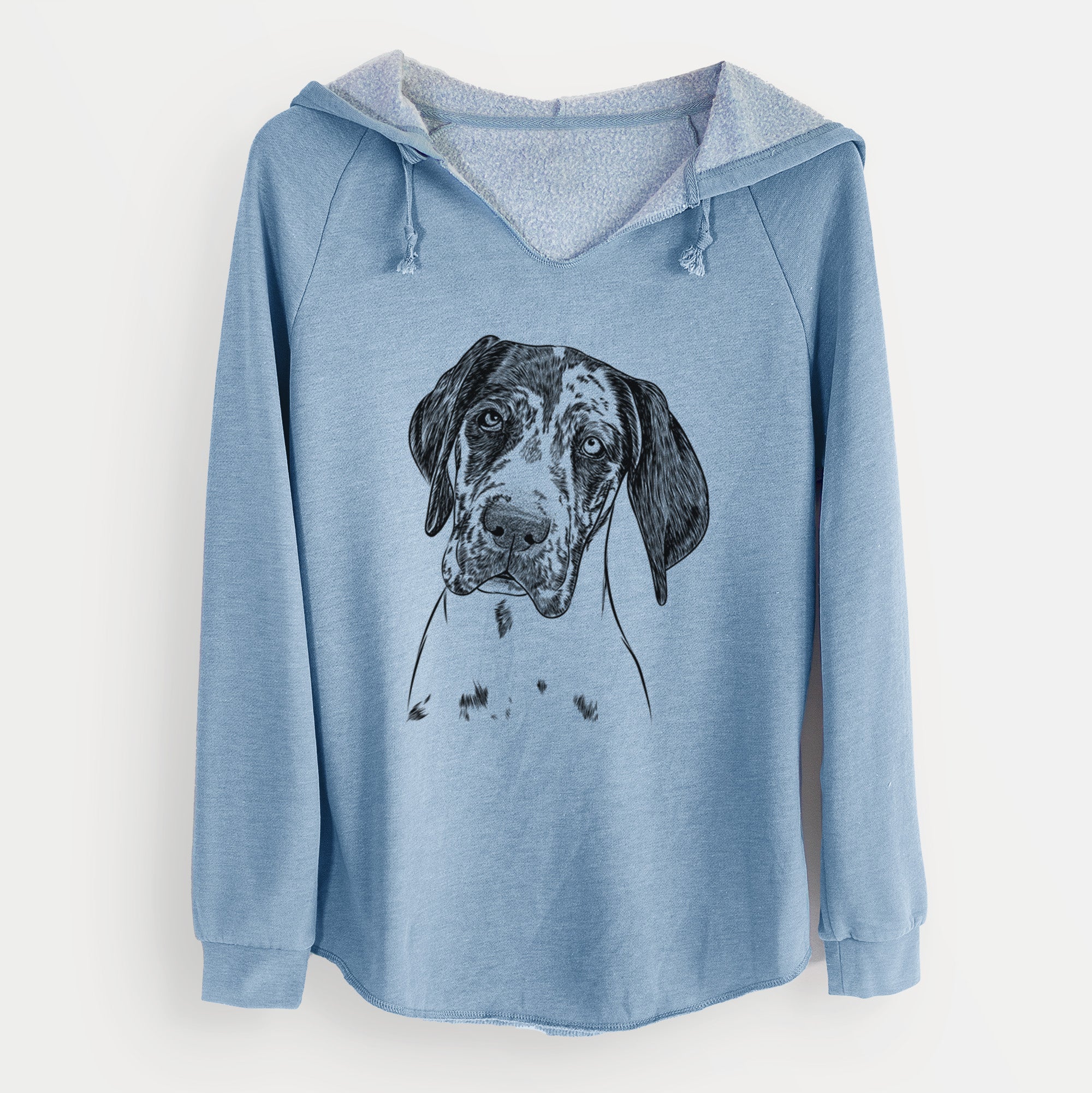 Bare Nyx the Great Dane - Cali Wave Hooded Sweatshirt