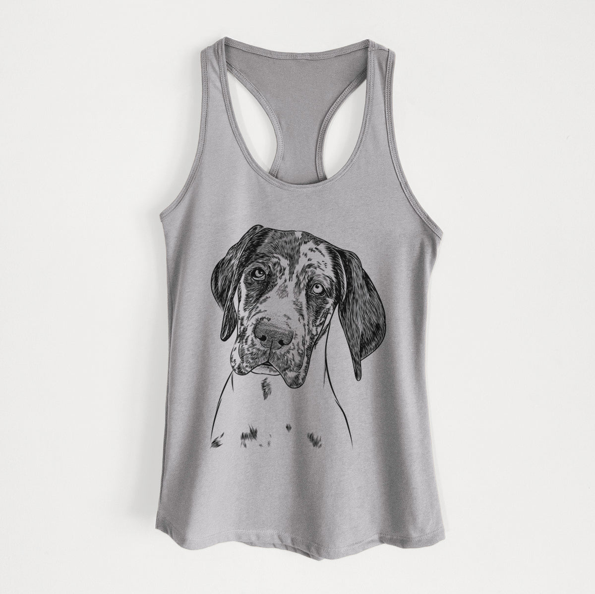 Nyx the Great Dane - Women&#39;s Racerback Tanktop