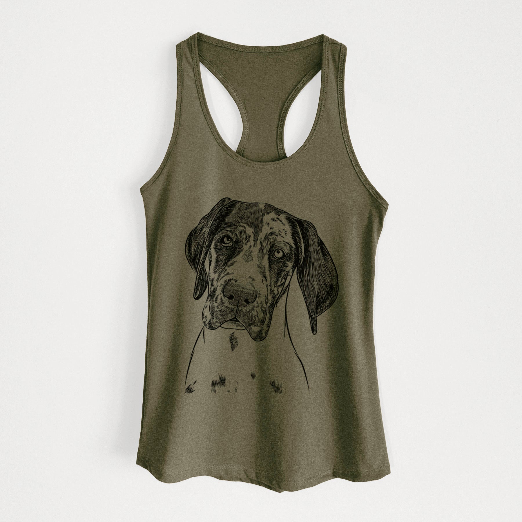 Nyx the Great Dane - Women's Racerback Tanktop