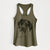 Nyx the Great Dane - Women's Racerback Tanktop