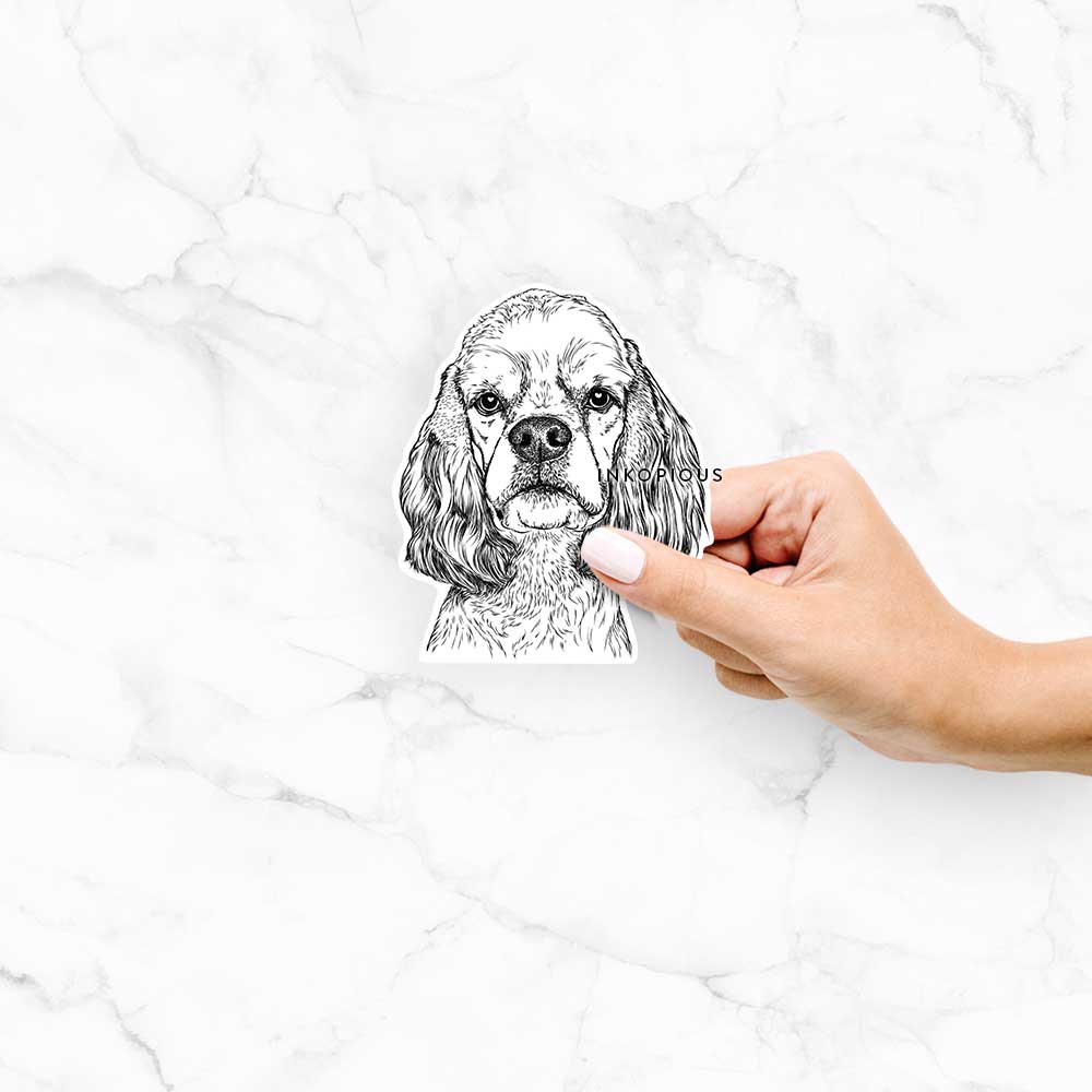 Oakley the American Cocker Spaniel - Decal Sticker