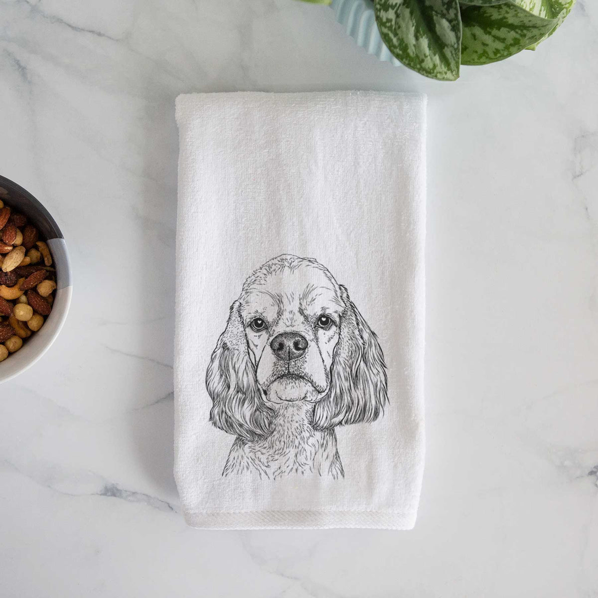 Oakley the American Cocker Spaniel Decorative Hand Towel