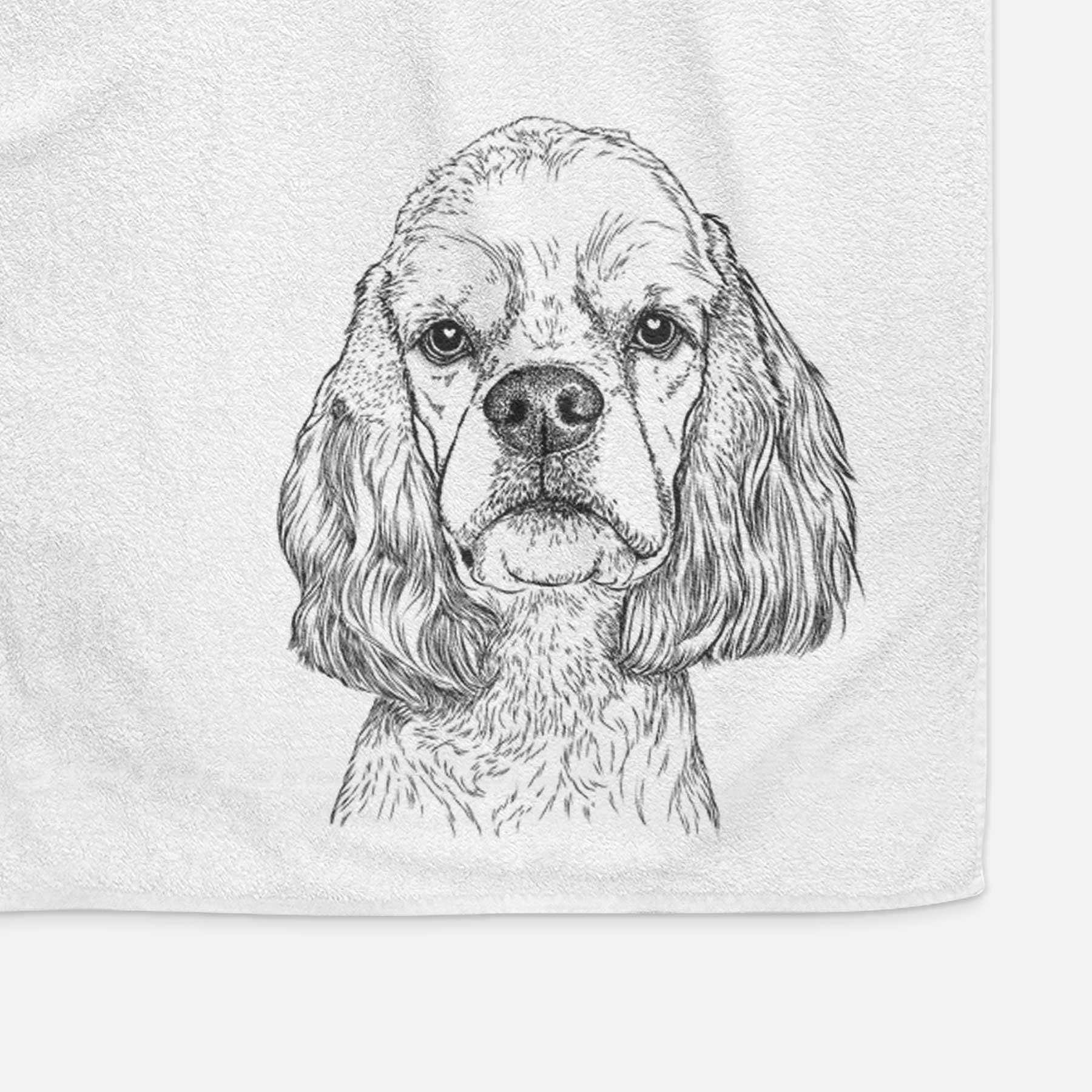 Oakley the American Cocker Spaniel Decorative Hand Towel