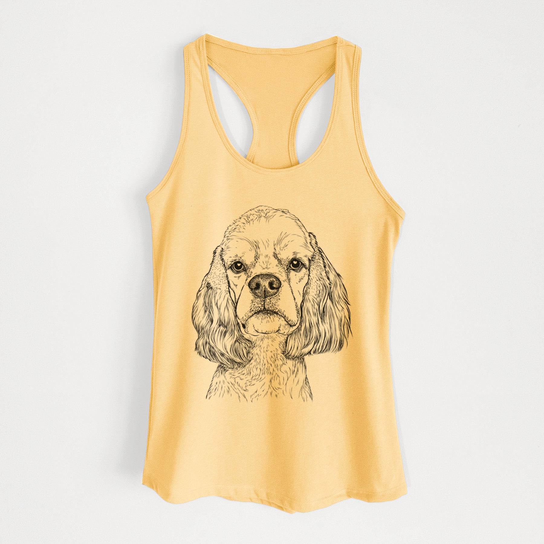 Oakley the American Cocker Spaniel - Women's Racerback Tanktop