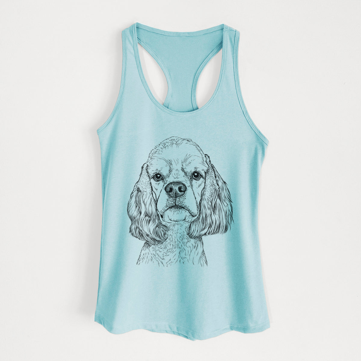 Oakley the American Cocker Spaniel - Women's Racerback Tanktop