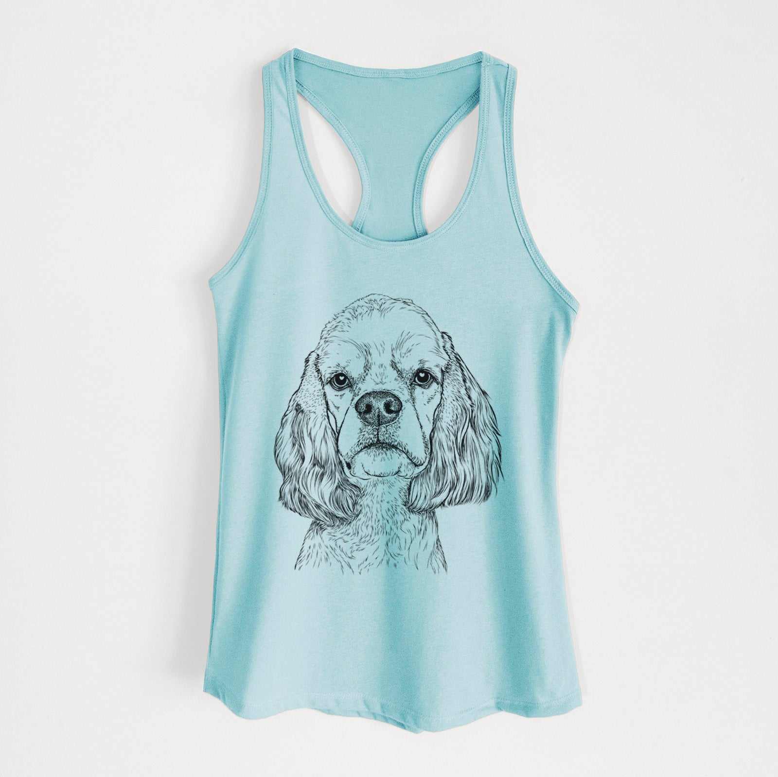 Oakley the American Cocker Spaniel - Women's Racerback Tanktop