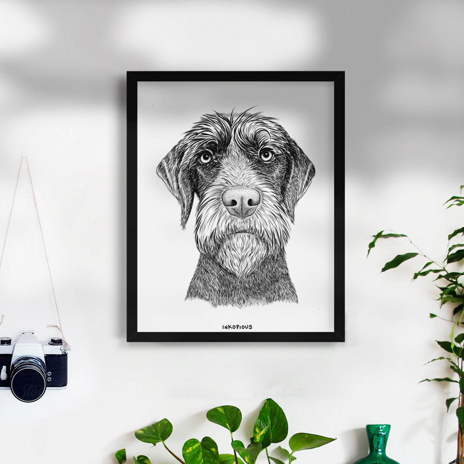 Oakley the Pudelpointer Art Print