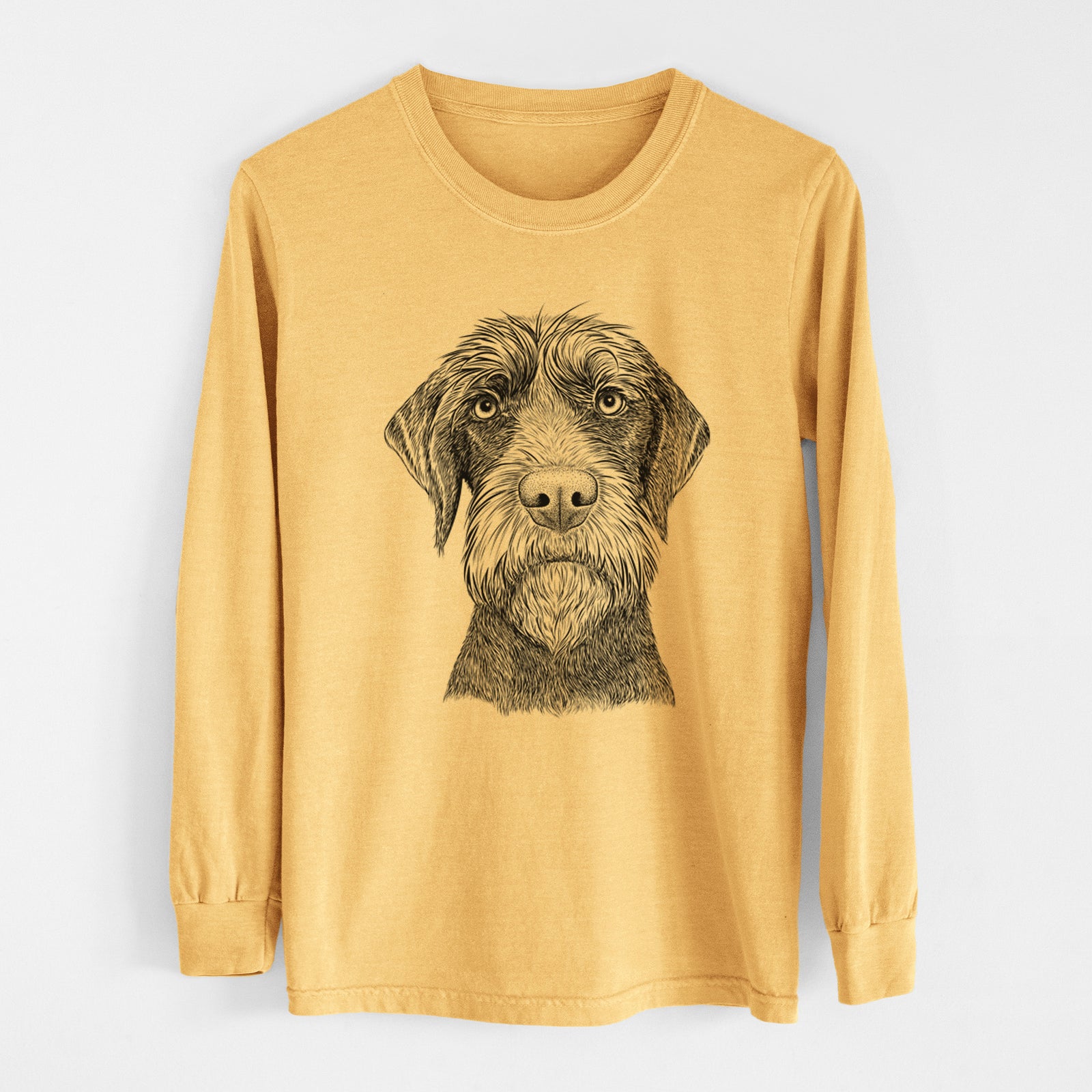 Bare Oakley the Pudelpointer - Heavyweight 100% Cotton Long Sleeve