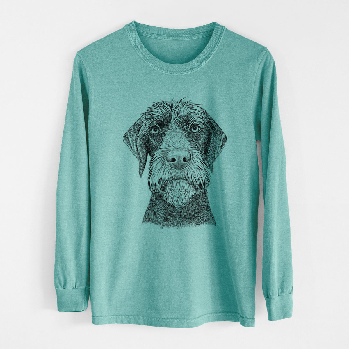 Bare Oakley the Pudelpointer - Heavyweight 100% Cotton Long Sleeve