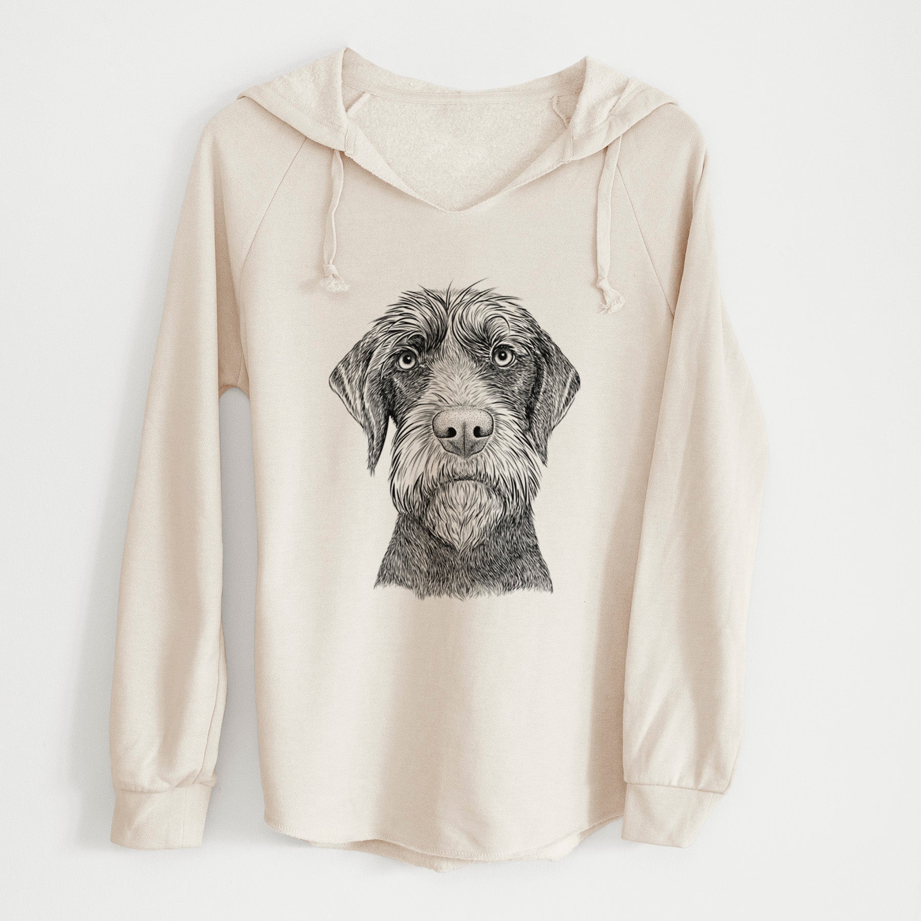 Bare Oakley the Pudelpointer - Cali Wave Hooded Sweatshirt