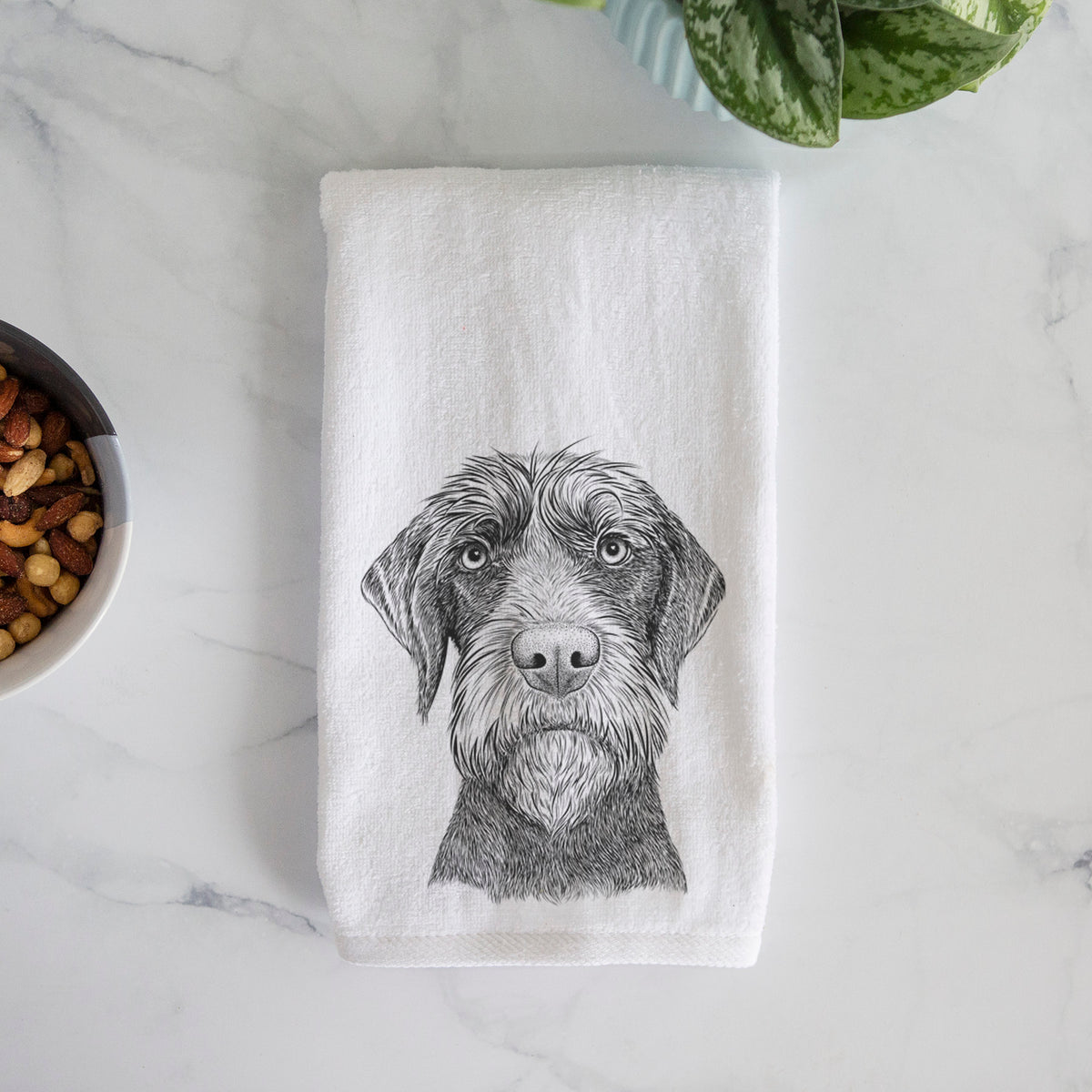 Oakley the Pudelpointer Decorative Hand Towel