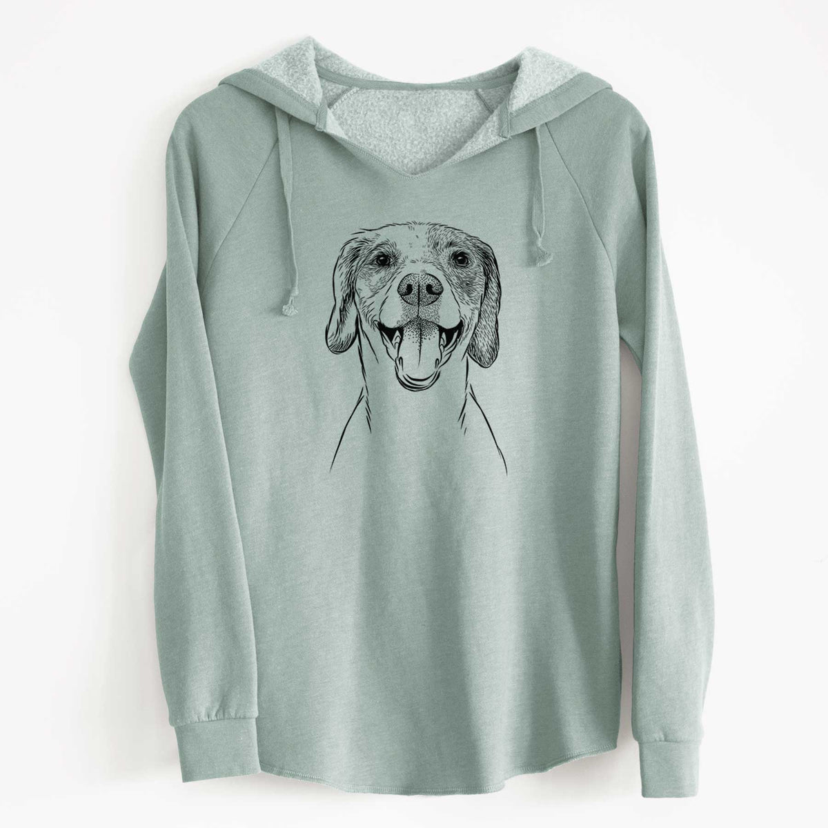 Bare Obi the Beagle Mix - Cali Wave Hooded Sweatshirt