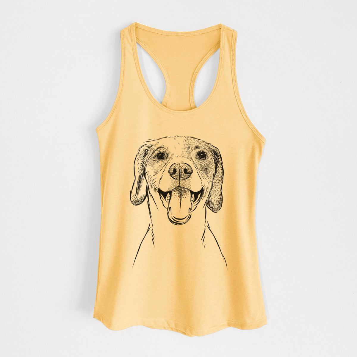 Obi the Beagle Mix - Women's Racerback Tanktop