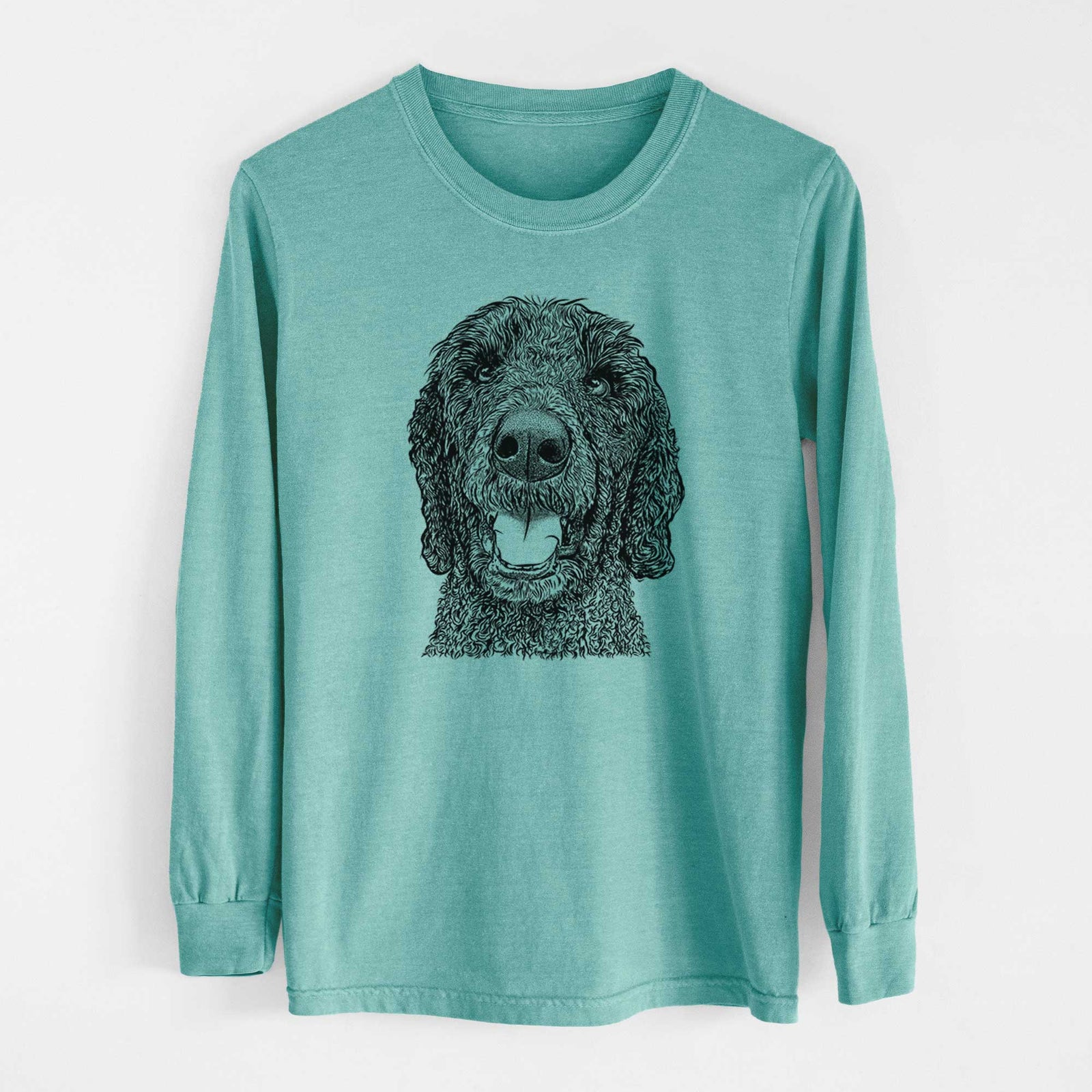 Bare Obi James the Goldendoodle - Heavyweight 100% Cotton Long Sleeve