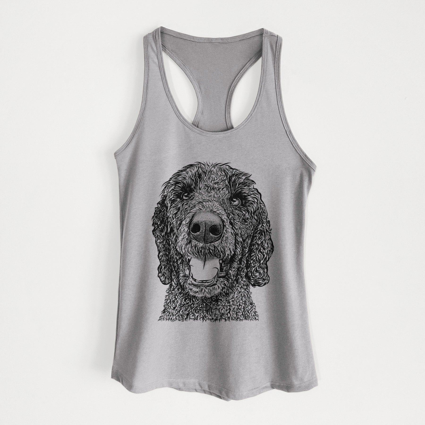 Obi James the Goldendoodle - Women's Racerback Tanktop