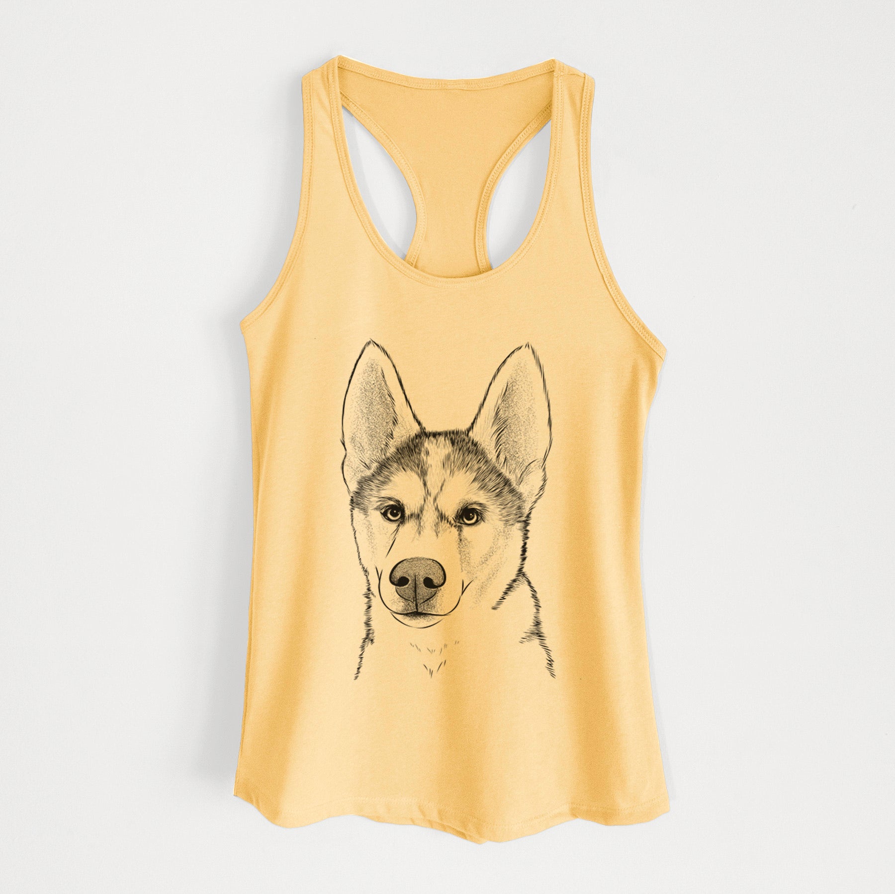 Odin the Siberian Husky - Women's Racerback Tanktop