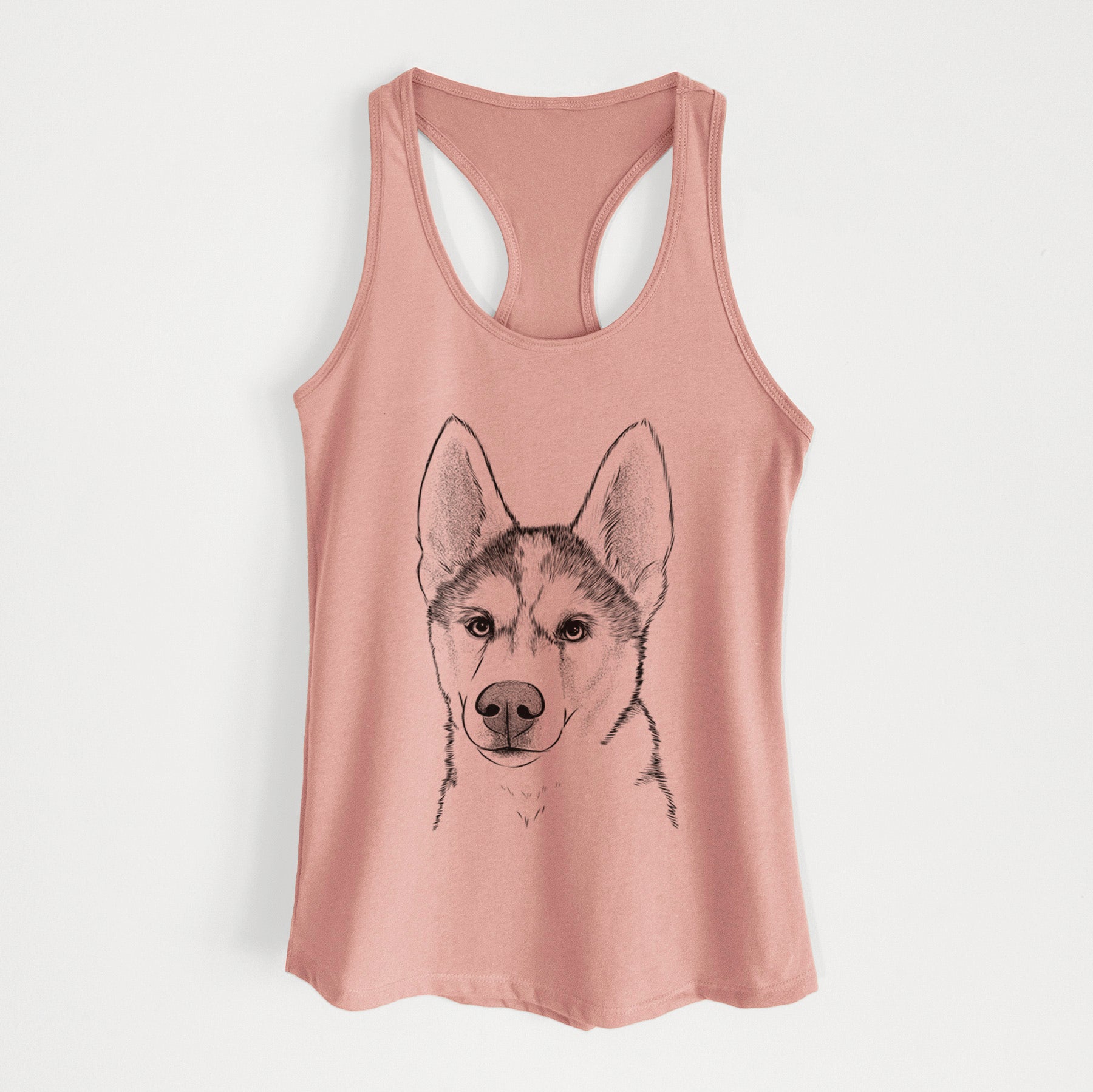 Odin the Siberian Husky - Women's Racerback Tanktop