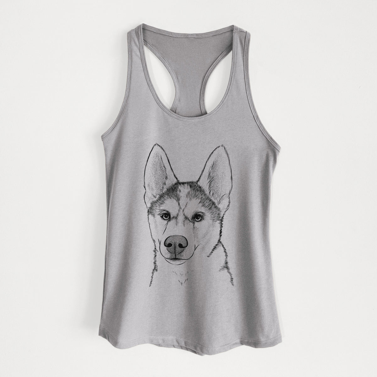 Odin the Siberian Husky - Women&#39;s Racerback Tanktop