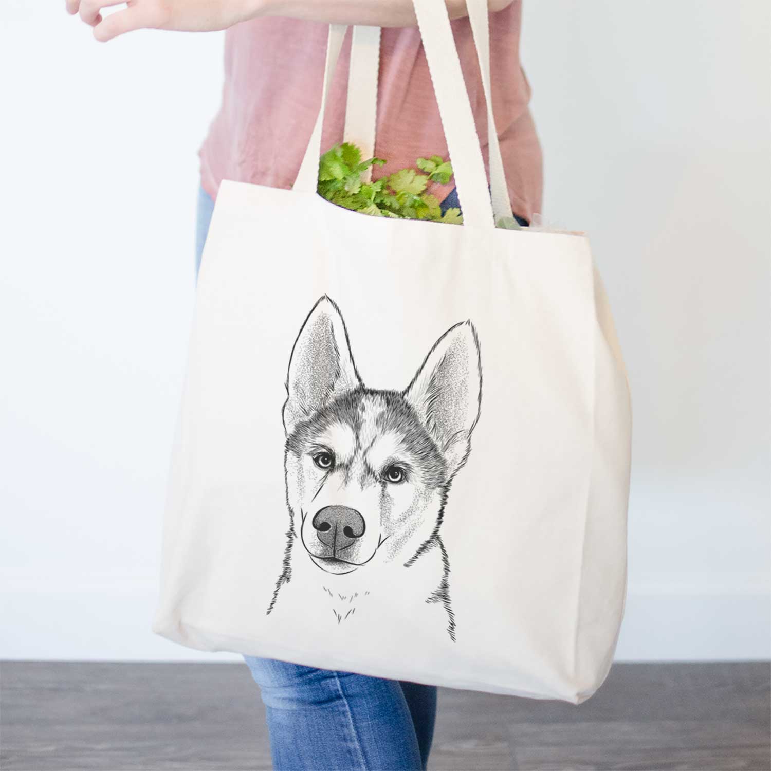 Odin the Siberian Husky - Tote Bag