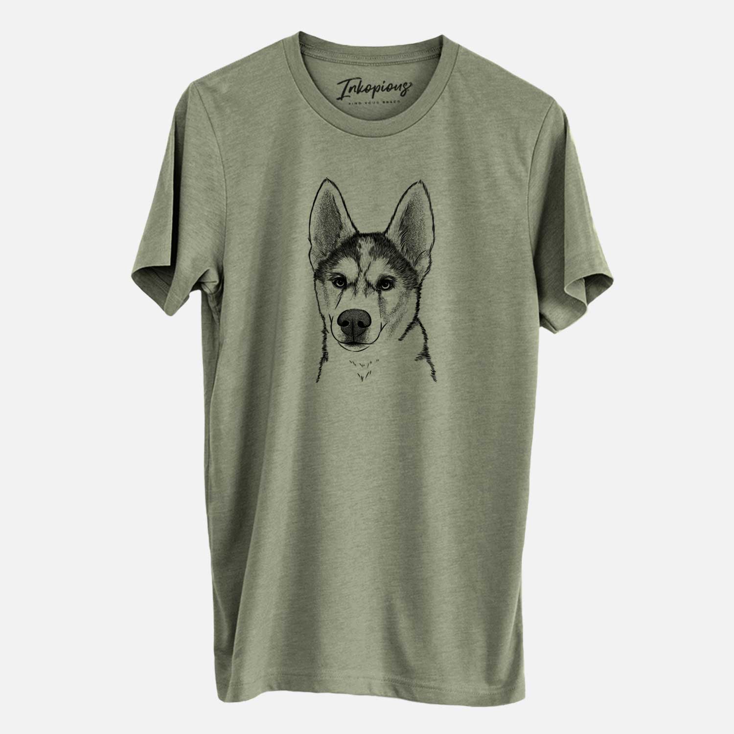 Bare Odin the Siberian Husky - Unisex Crewneck