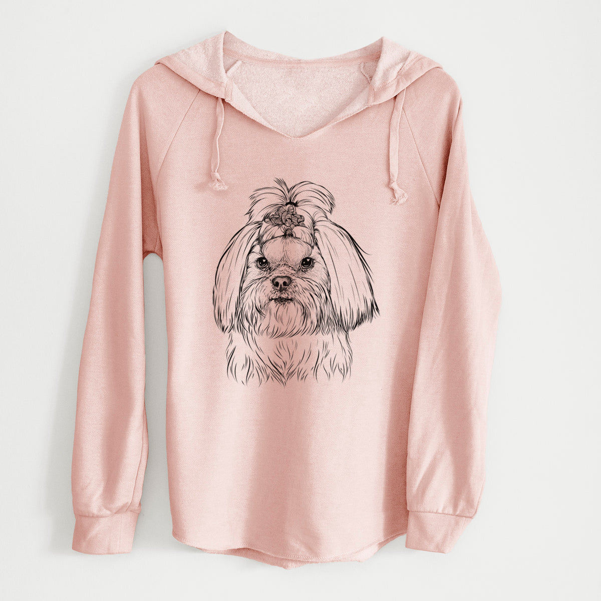 Bare Olga the Shih Tzu - Cali Wave Hooded Sweatshirt