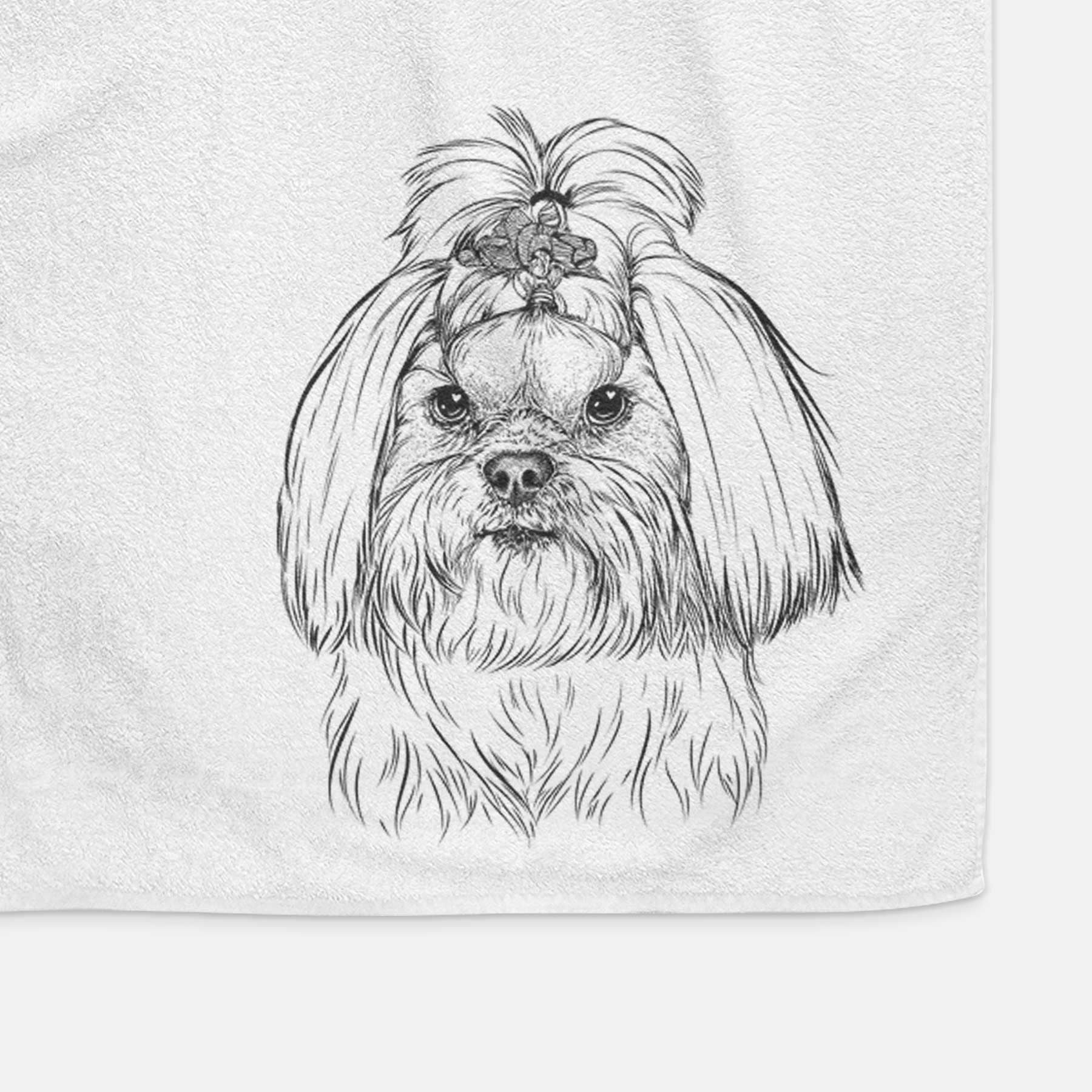 Olga the Shih Tzu Decorative Hand Towel