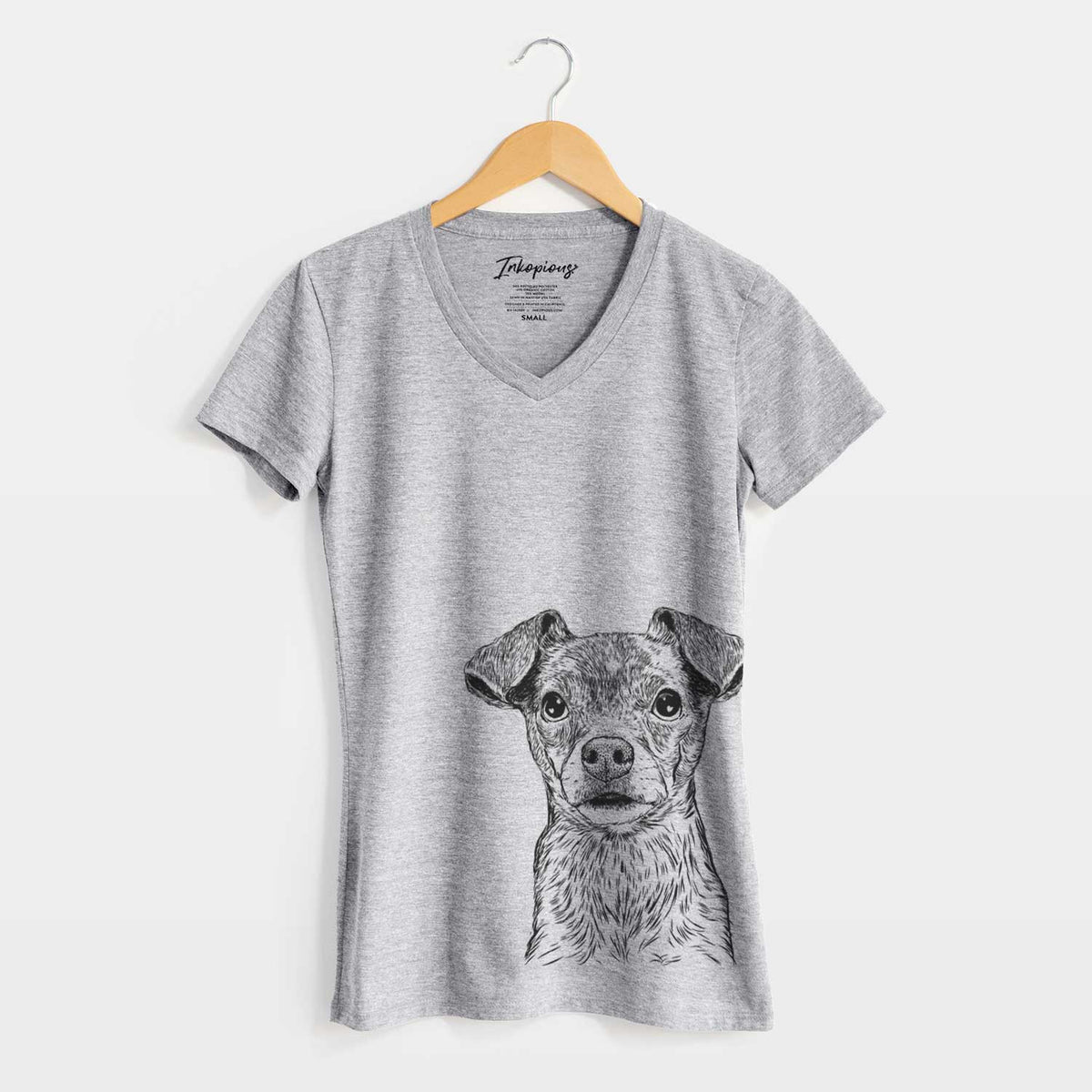 Bare Olive the Mixed Breed - Women's V-neck Shirt