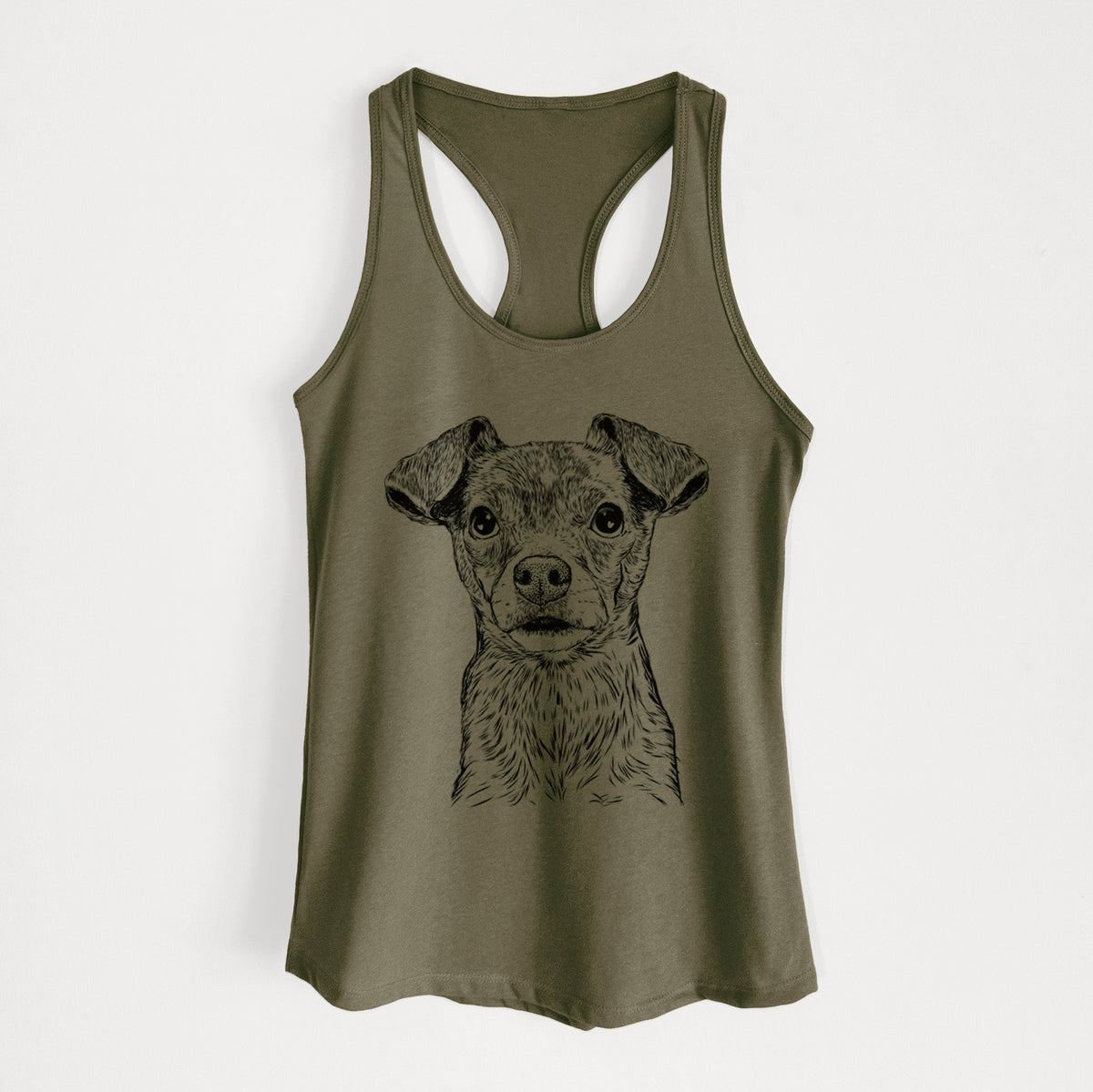 Olive the Mixed Breed - Women's Racerback Tanktop