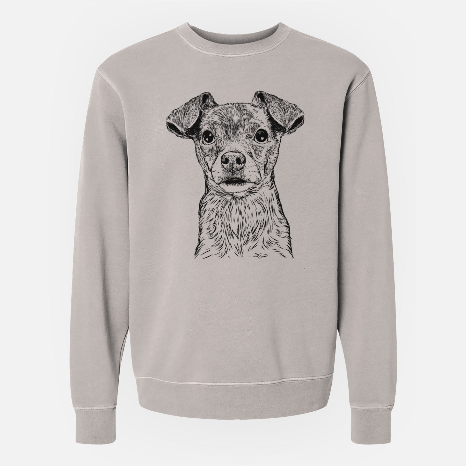 Bare Olive the Mixed Breed - Unisex Pigment Dyed Crew Sweatshirt