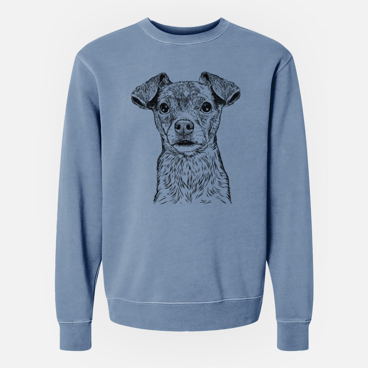 Bare Olive the Mixed Breed - Unisex Pigment Dyed Crew Sweatshirt