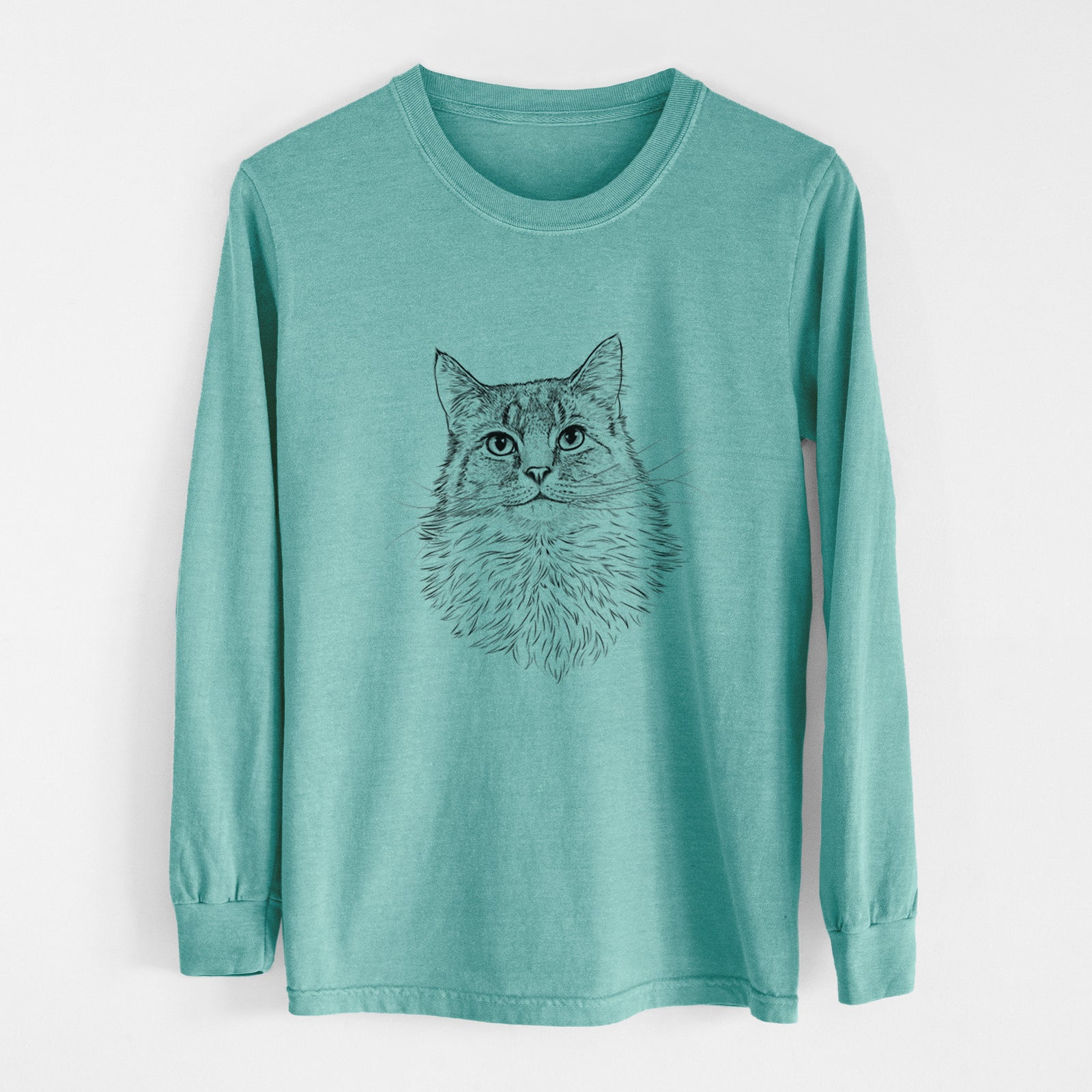 Bare Olive the Cat - Heavyweight 100% Cotton Long Sleeve