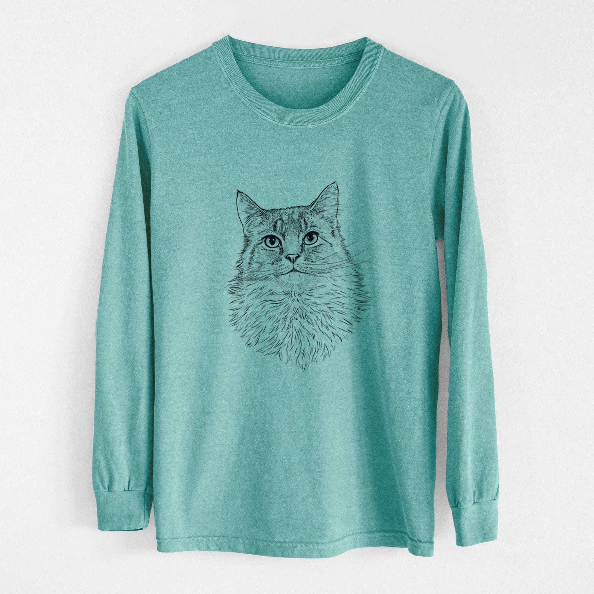 Bare Olive the Cat - Heavyweight 100% Cotton Long Sleeve