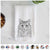 Oliver Fluff the Maine Coon Mix Cat Decorative Hand Towel