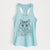 Oliver Fluff the Maine Coon Mix Cat - Women's Racerback Tanktop